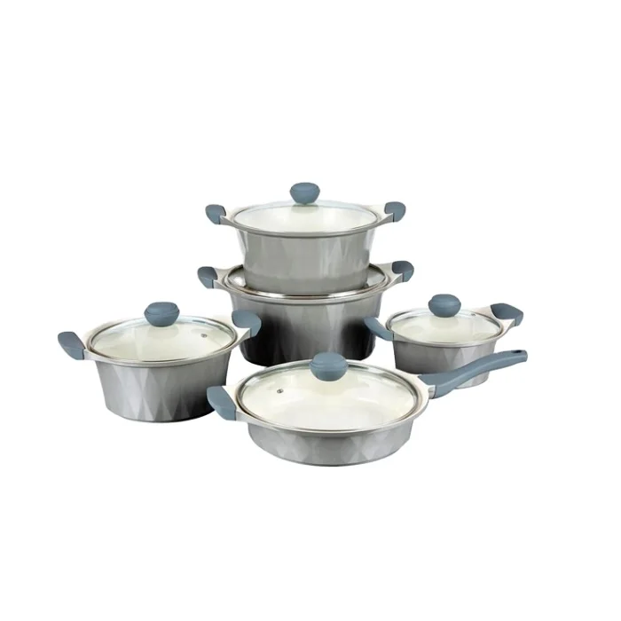 Die-Cast Aluminium Cookware Set Non-Stick With Induction Bottom