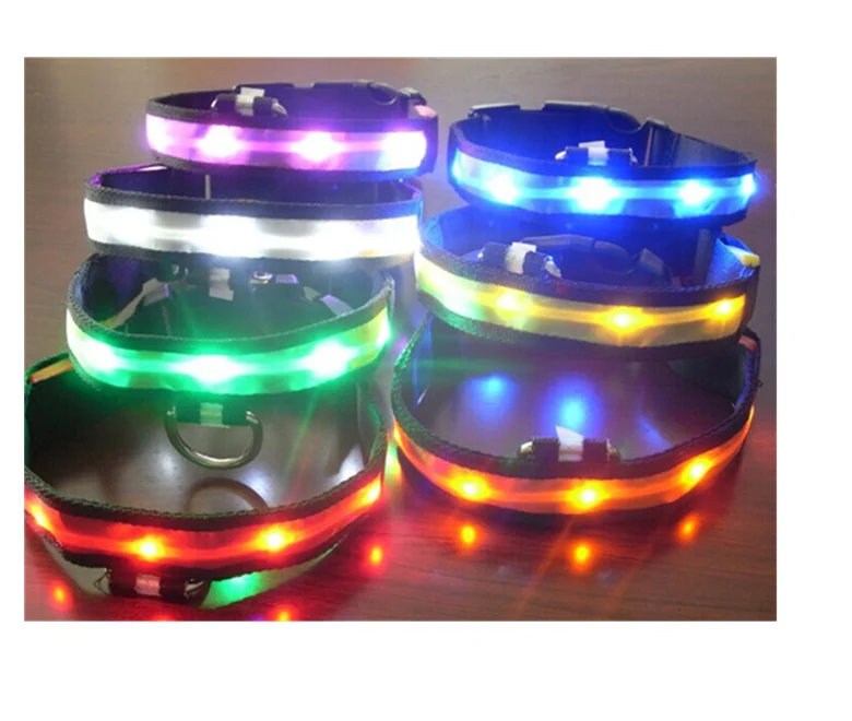 Pet accessories wholesale china in cheap pet products with Led pet collar