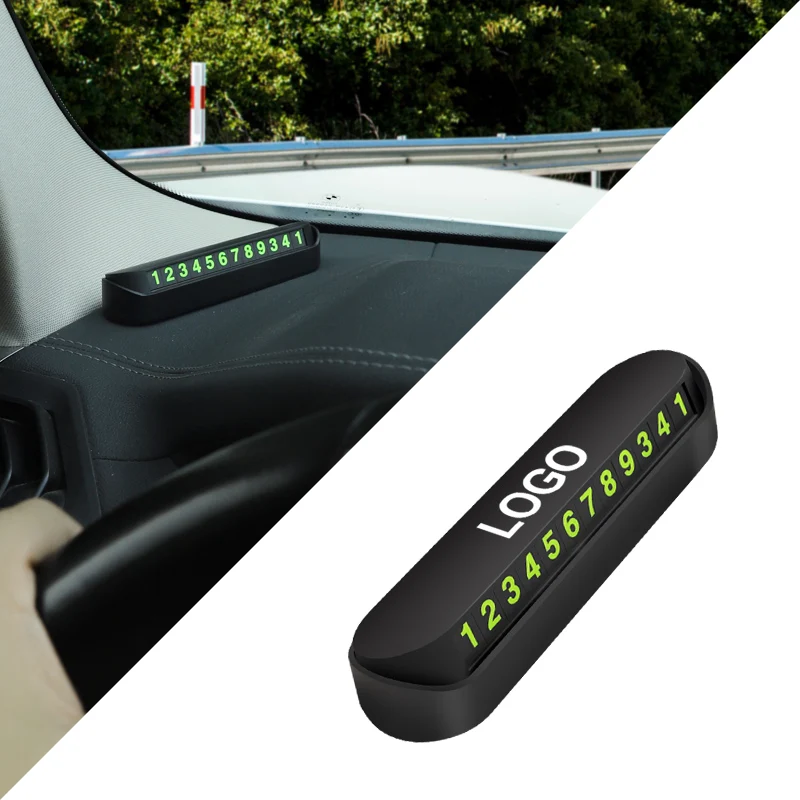 ABS Temporary Parking Card Adsorbed Luminous Hidden For Mazda 6 3 5 2 CX5 323 CX7 Axela Atenza Demio MX30 CX30 CX3 CX9 RX8