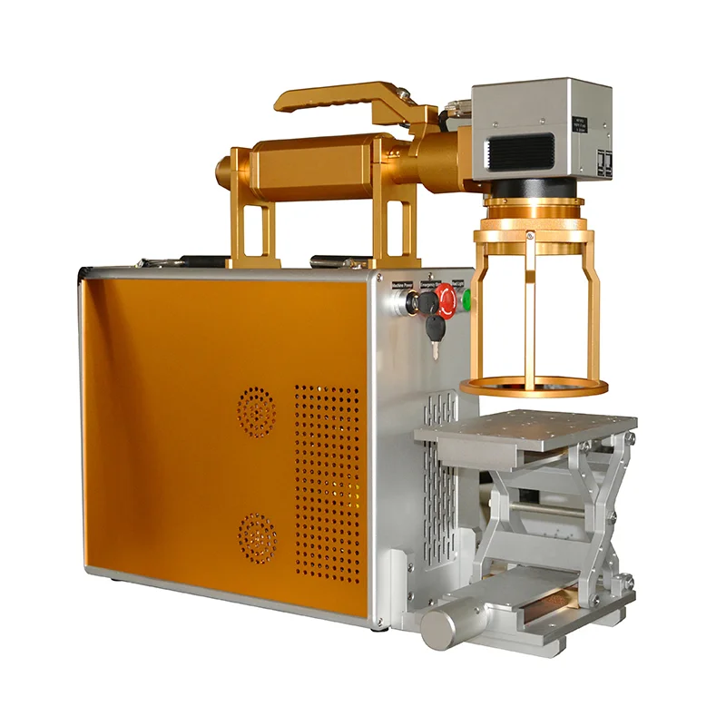 Domain laser 20w 30w 50w Earrings Bird Pigeon Ring laser Making Machine Metal Iron pulse fiber laser source