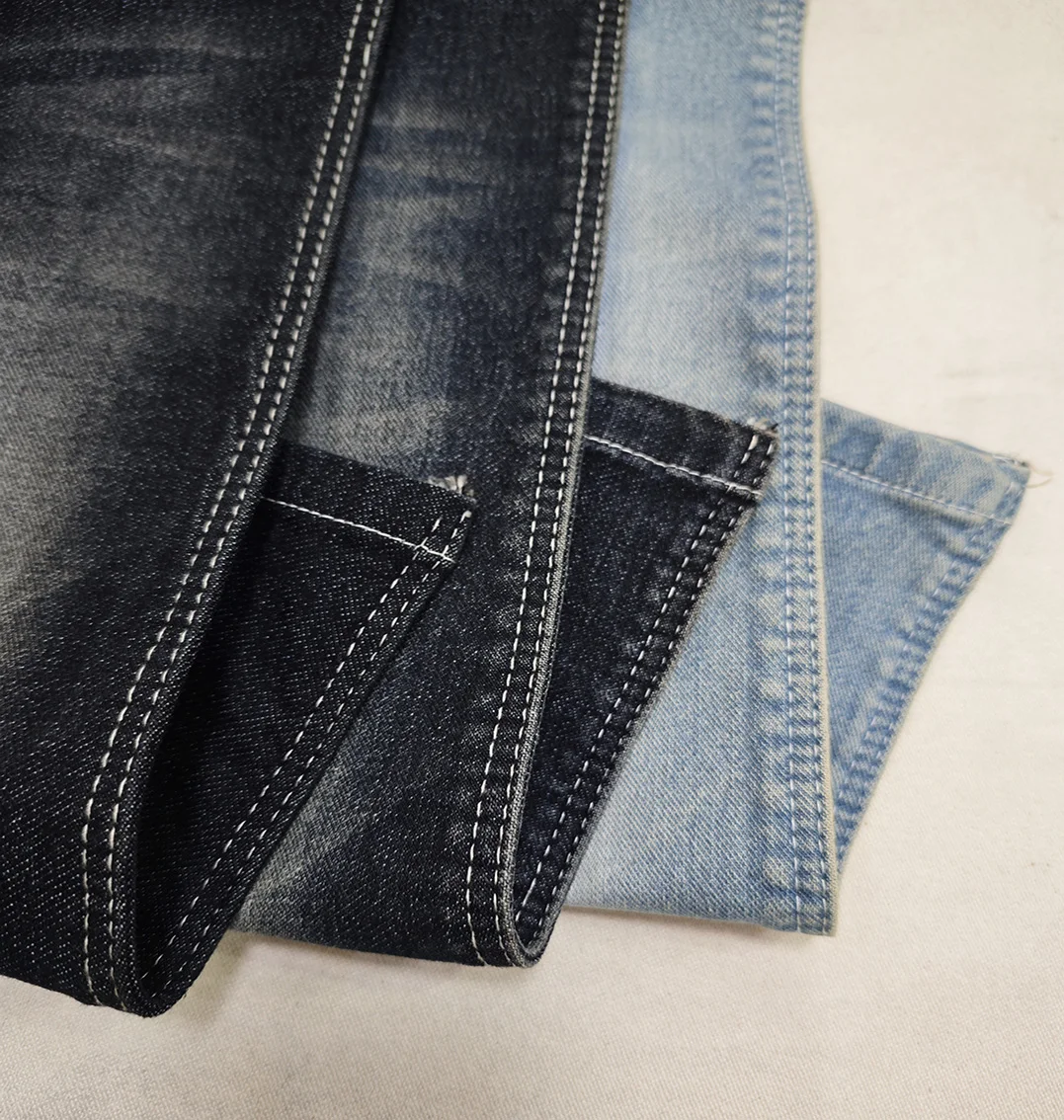 Blue Twill Cotton Cowboy Cloth The Needle Fabric Wholesale Stretch Denim