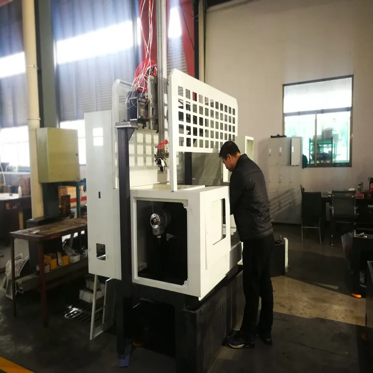 
CNC small high quality flad bed linear lathe machine center for auto aerospace medical brass valve parts 