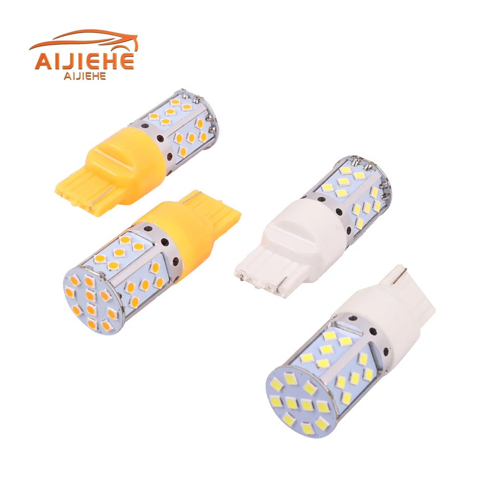 Factory direct sales car led turn signal bulb 3030 35SMD model light PY21w No Flash Error Free 1156 BAU15S  Canbus