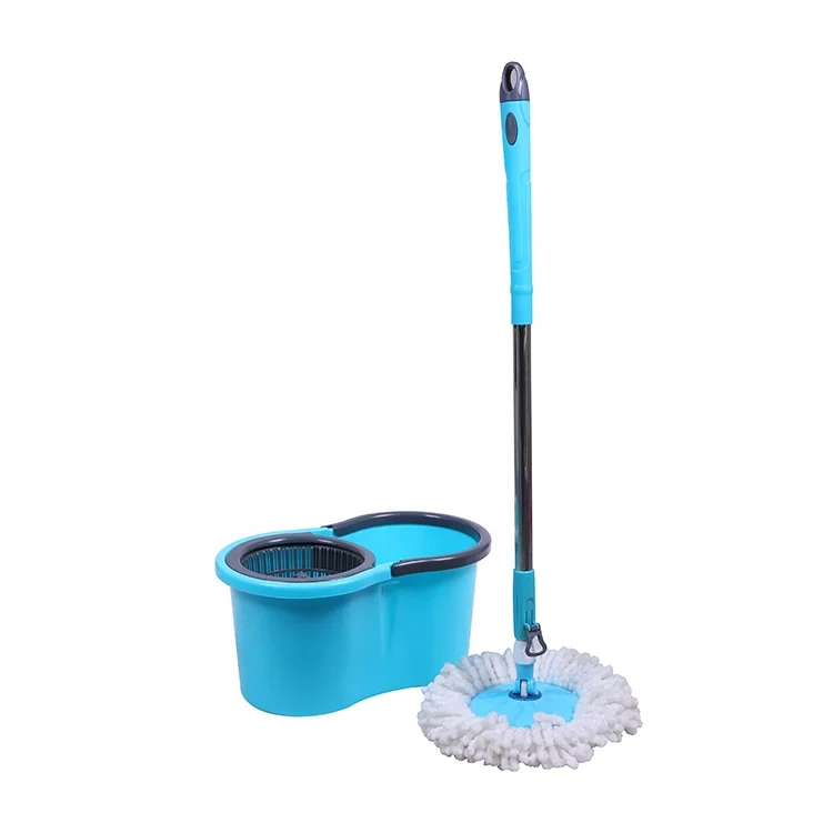 360 Spin magic Mop Set Easy Wring Cleaning System  Spin Dry Mop Washable Floor Clean