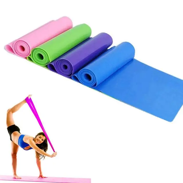 1.5M TPE  Elastic Fitness Training Band Plates Resistance Bands Yoga Expansion Band Exercise Belt