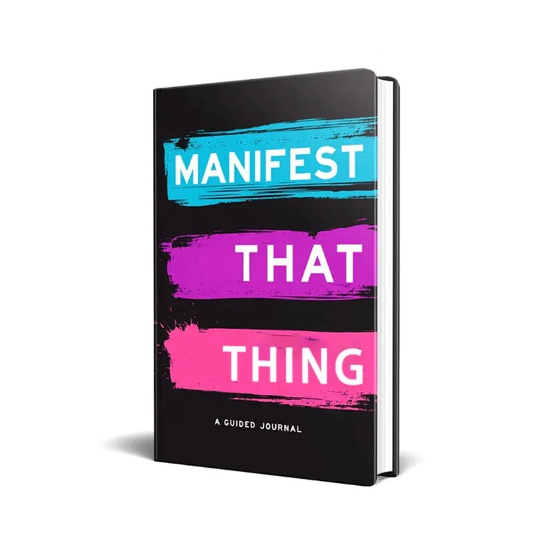 2025 2026, оптовая продажа, печать на бумаге в твердом переплете, духовный манифестный блокнот с логотипом под заказ