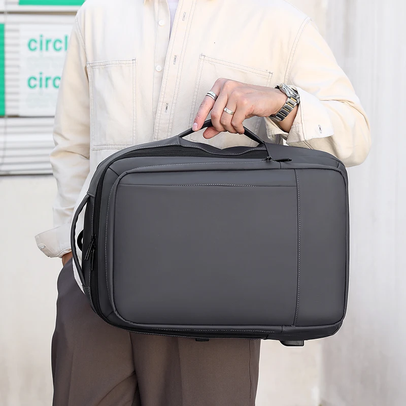 HZAILU custom 2023 fashion 900 D oxford waterproof durable business convertible laptop backpack bag for men