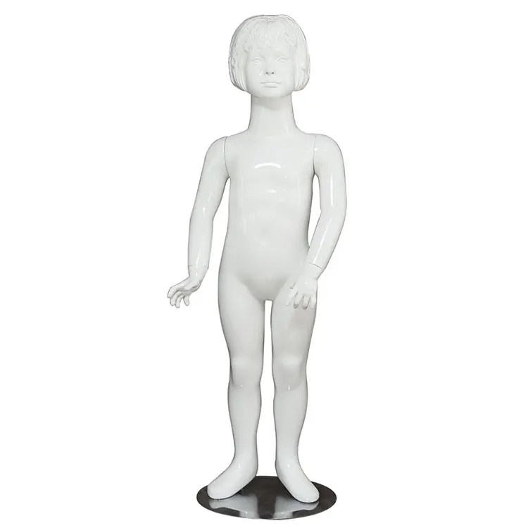 Cute full body plastic child mannequin for wholesale
