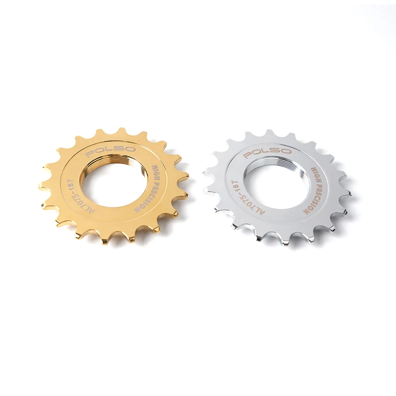 POLSO FC003 13T 14T 15T 16T 17T 18T FBicycle Fixed Gear One Speed Bicycle Freewheel Cogs Sprocket Bike Threaded Lock Rings