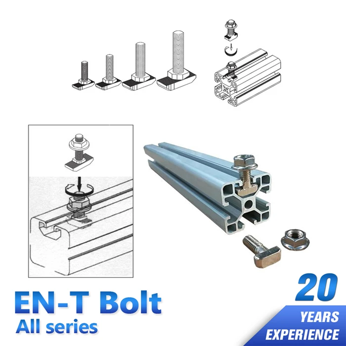 China industrial square t head bolt
