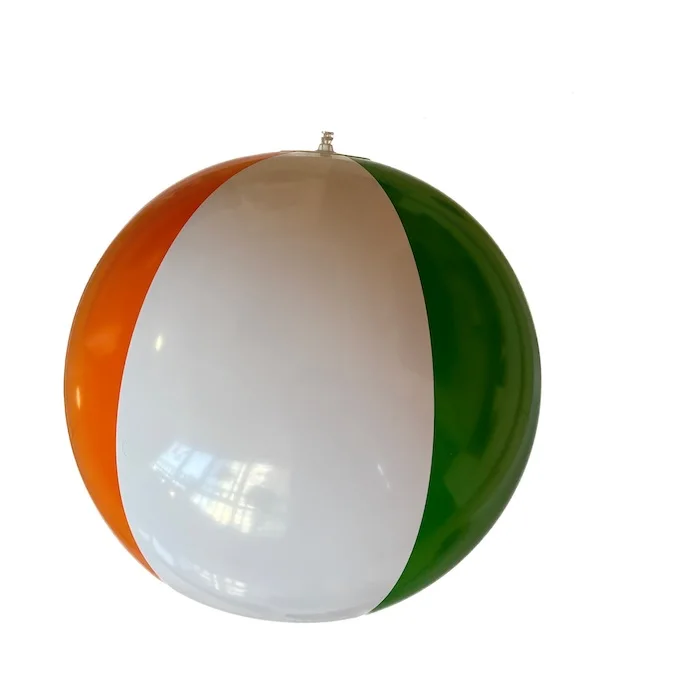 60 cm deflated size beach ball , inflatable ball
