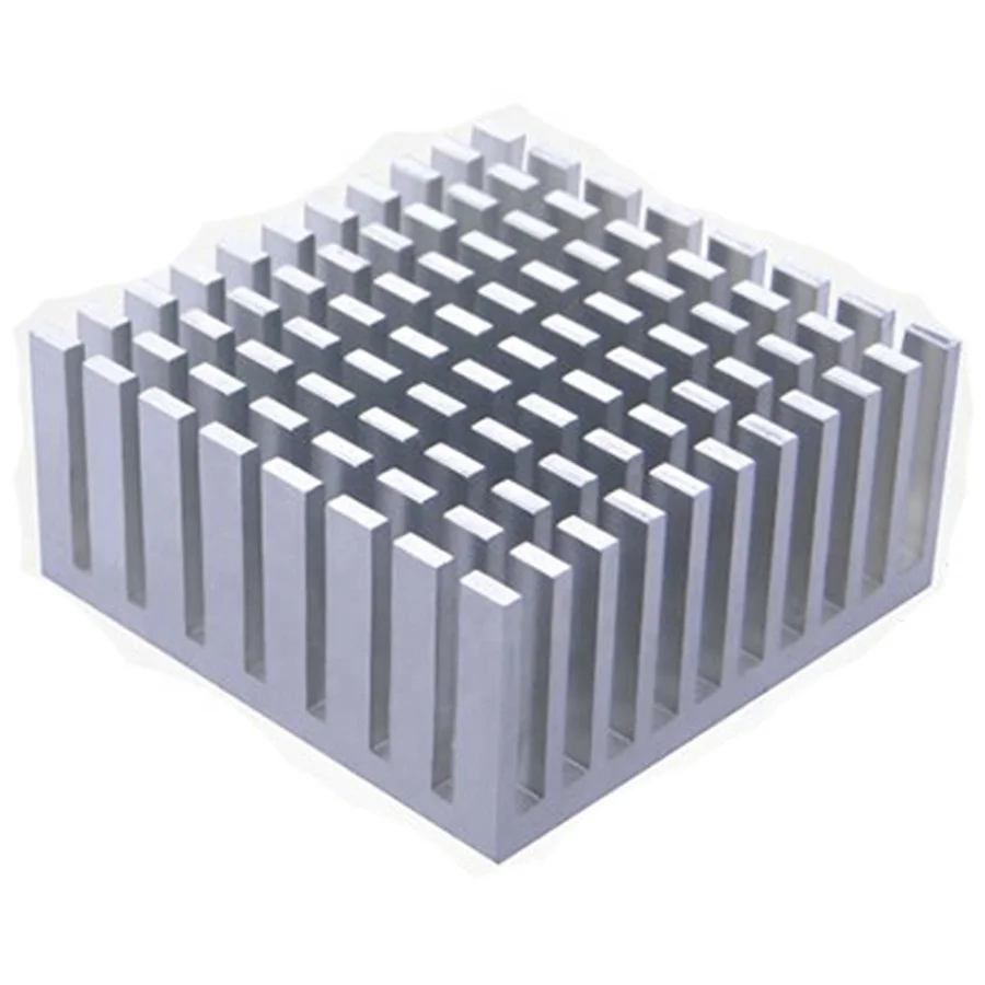 Custom Growth Lamp Pre-Drilled Led Pin Fin Heatsink Custom Heat Sink Aluminium Cold Forging Special LED Heat Sink Radiator