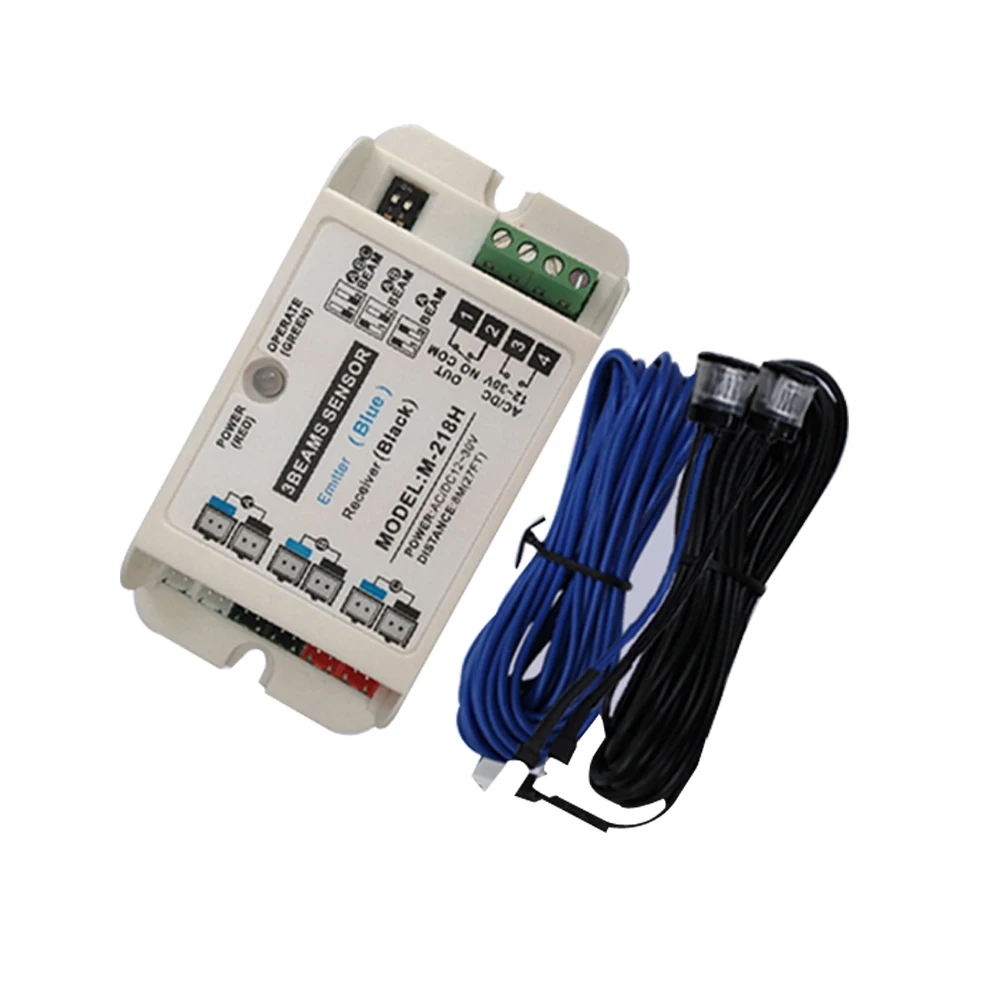 Dual Light Beam Safety Sensor For Automatic Door Presence Function