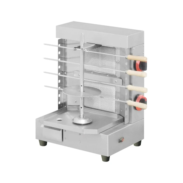 Gas turkey commercial doner kebab shawarma grill machine with doner kebab