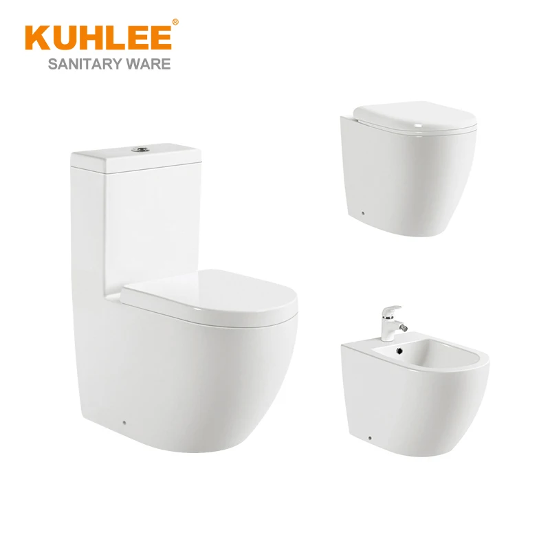 
Traditional ceramic bathroom one piece toilet set wall hung/floor standing bidet with basin 