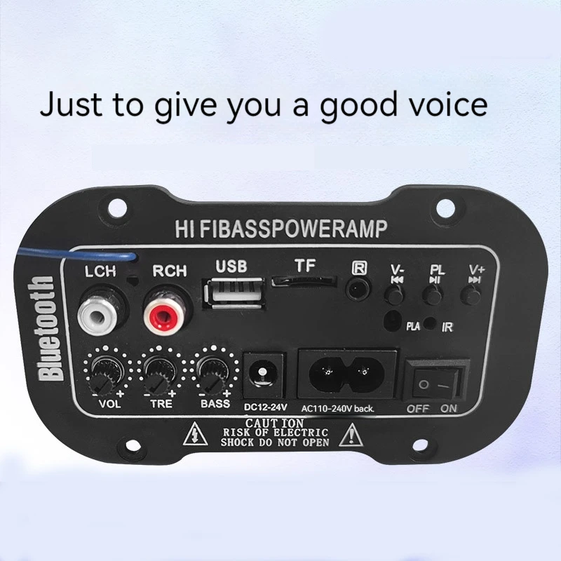 Car digital card Bluetooth power amplifier board, 5-inch 220V three purpose audio accessory digital power amplifier pcb