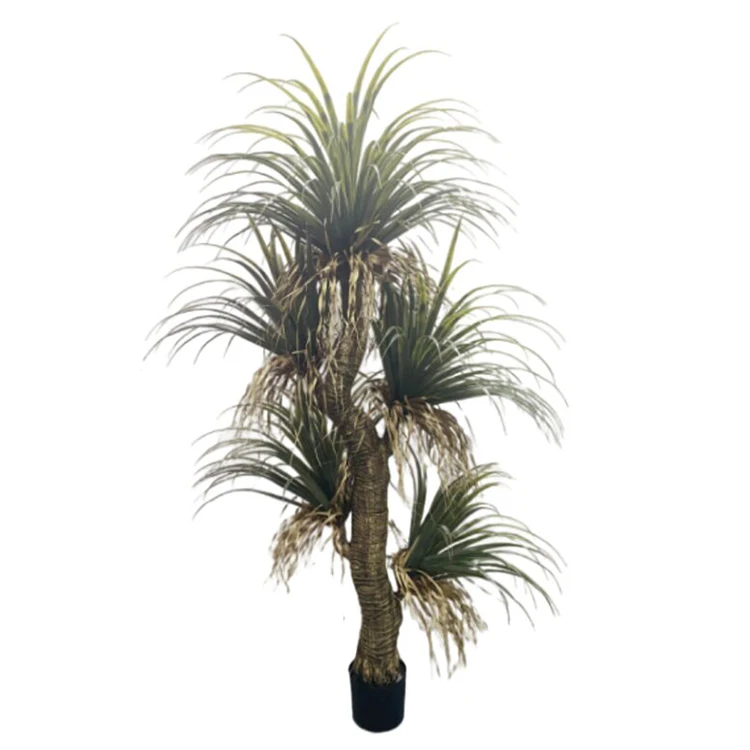 2022 New Design Brazil Dragon Blood Potted Dracaena Fragrans Artificial Tree For Indoor Decoration Landscape Office Crafts