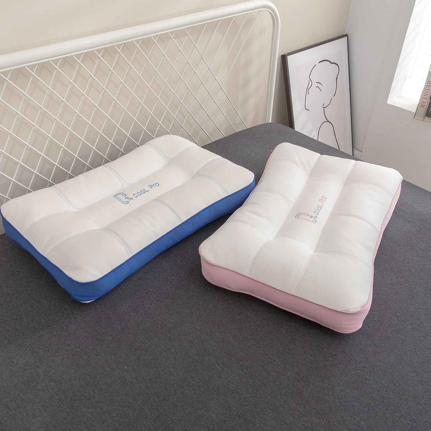 home use A pair of pure cotton pillow cores, a set of whole-home special single hotel neck pillows