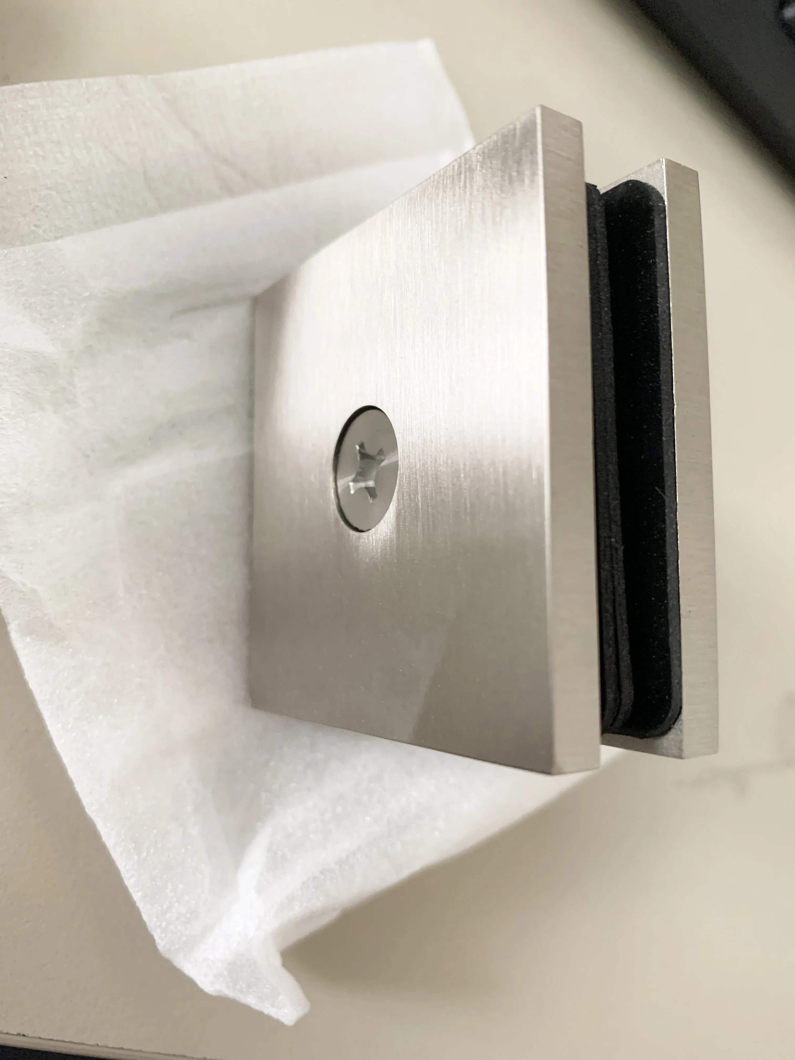 Condibe wall mounting shower door glass clips