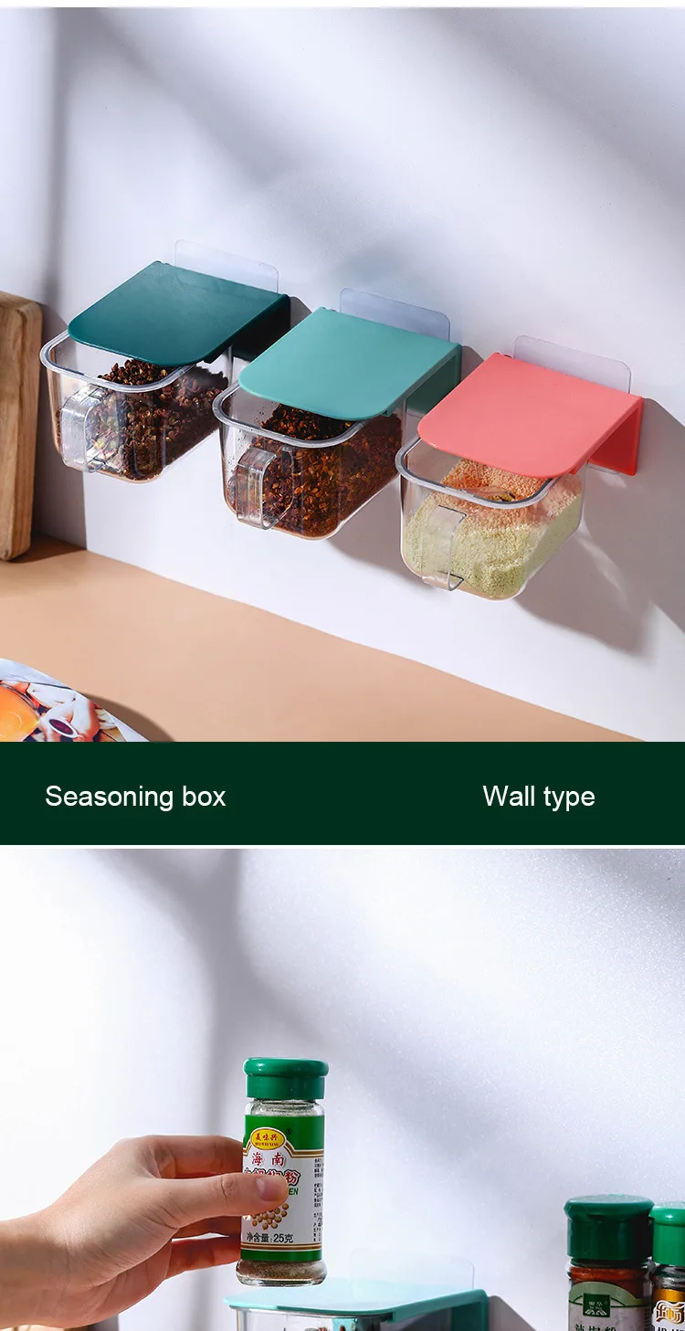 Best Selling Wholesale Factory Direct Low Price Good Clear Seasoning Box Fashion Plastic