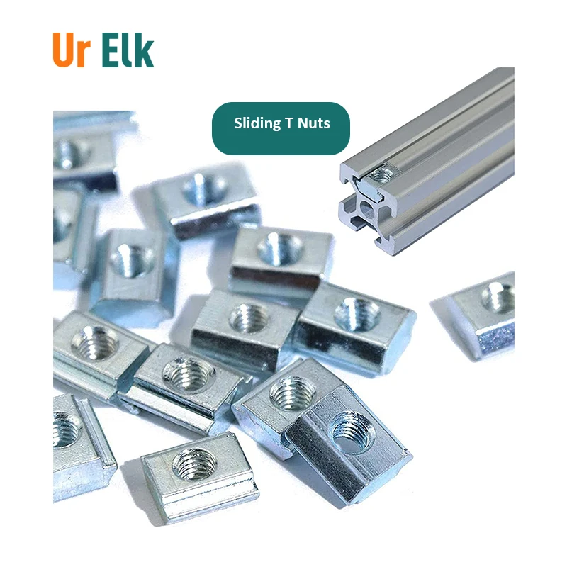 Ur Elk Sliding T Nuts Metric M6 Thread Slide in Hammer Head T Nut