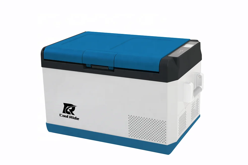 CoolRide 46L fast freezing solar Fridge Freezer DC 12V/24V AC 110V/240V Cooler Car Fridge for Car & Home Use