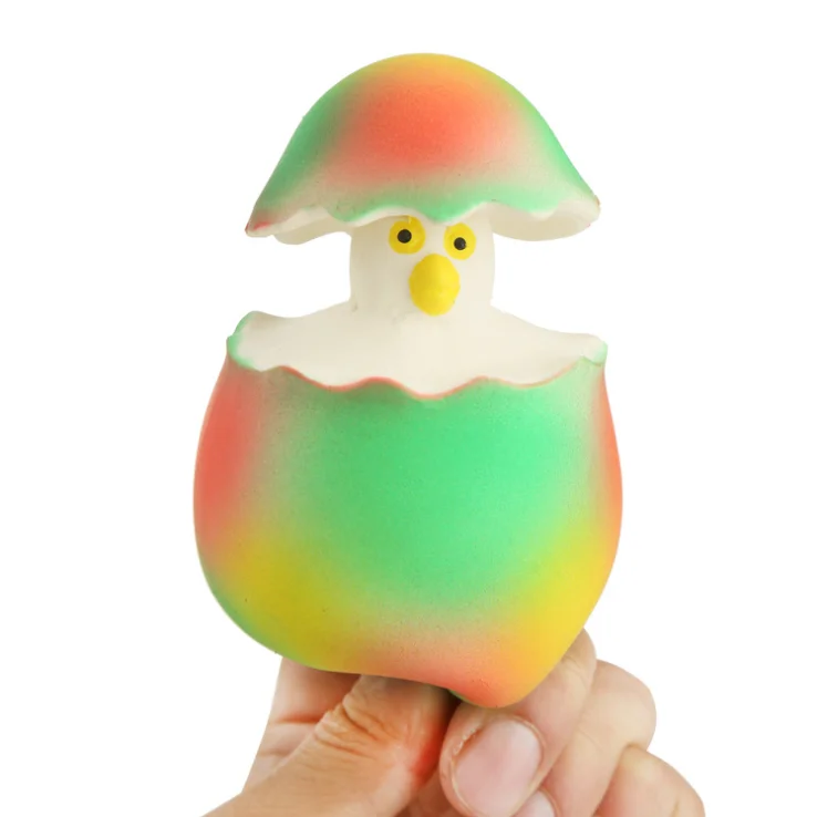 Manufacturer wholesale Dog latex sounding toy teddy molar squeaky toy dog dinosaur egg shape toy dog play juguetes para mascotas