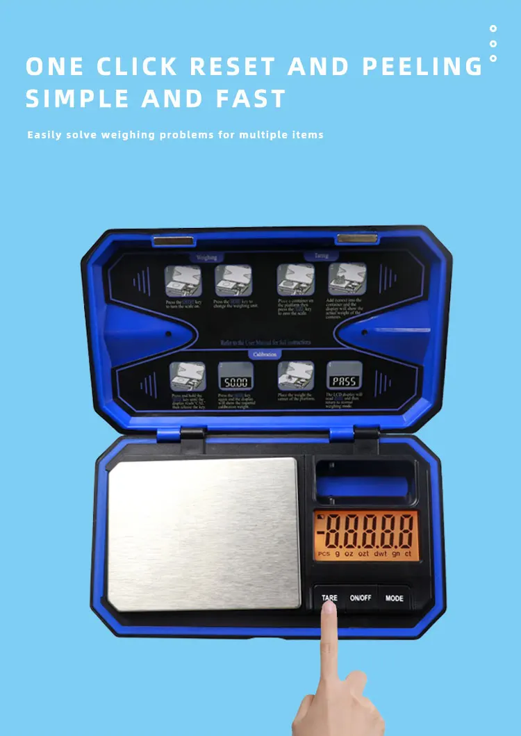 electronic pocket scale with high accuracy lab carat scale digital gram jewelry scale