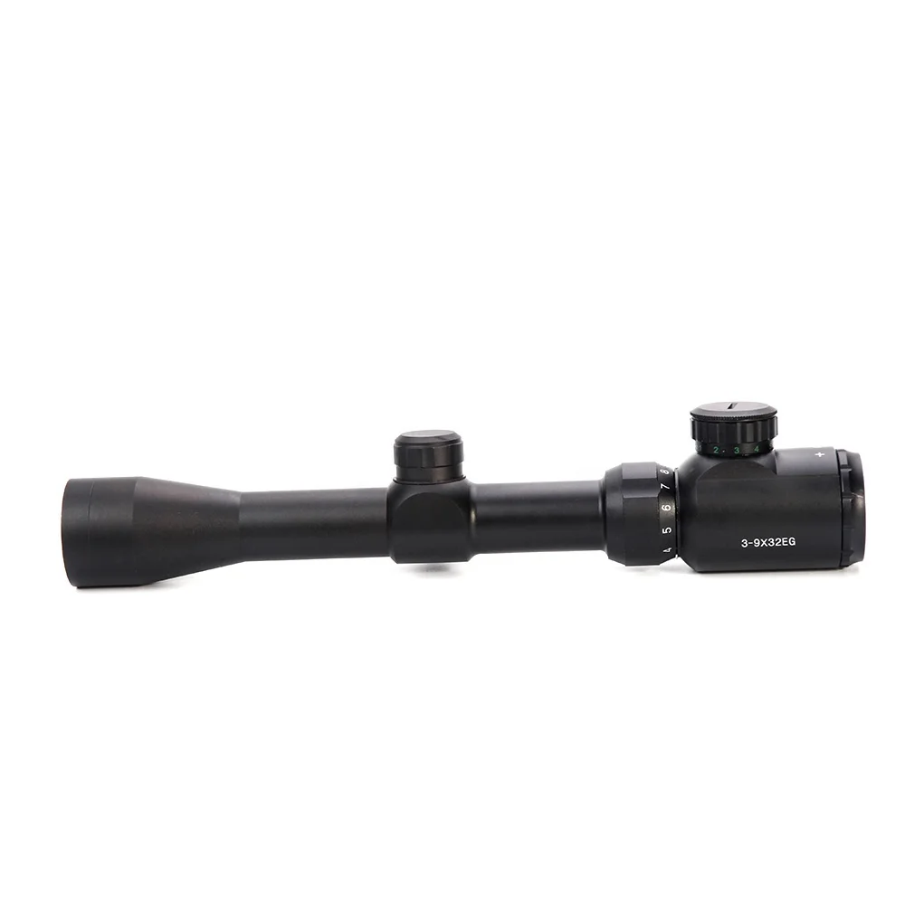 Оптический прицел для охоты LUGER 3-9x32EG тактический с красной и зеленой
