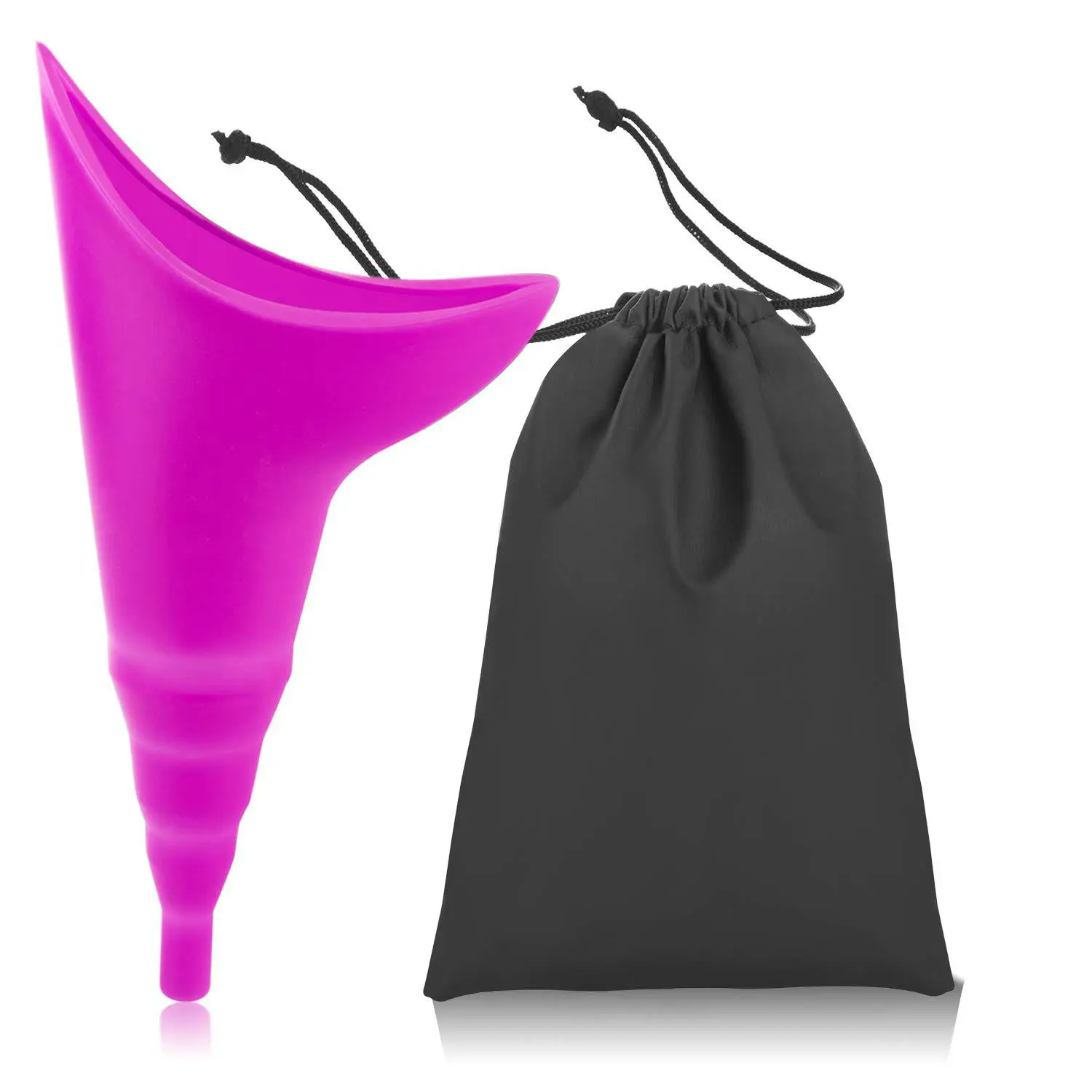 
Portable Women Stand Pee Urinals Funnel for Camping Hiking Outdoor Activities Reusable Collapsible Female Urination Device 