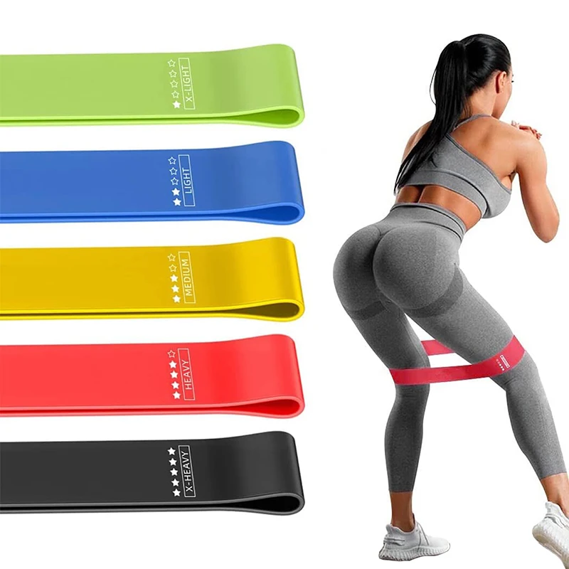 New Design Anti Slip Rubber Latex Loop Fitness Yoga Exercise product golden supplier elastic band stretch band