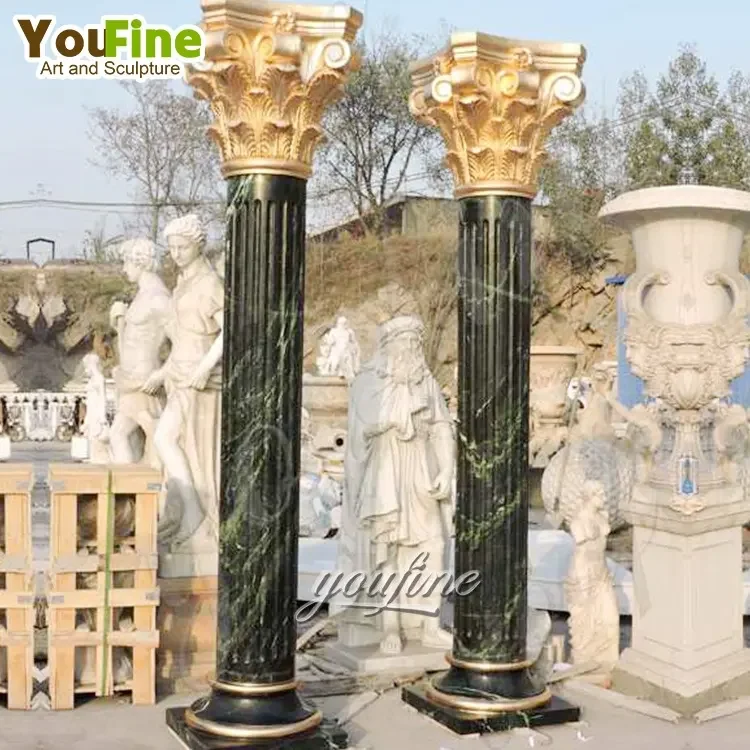 Front House Entrance Decorative marble Outdoor Horse Water Fountain
