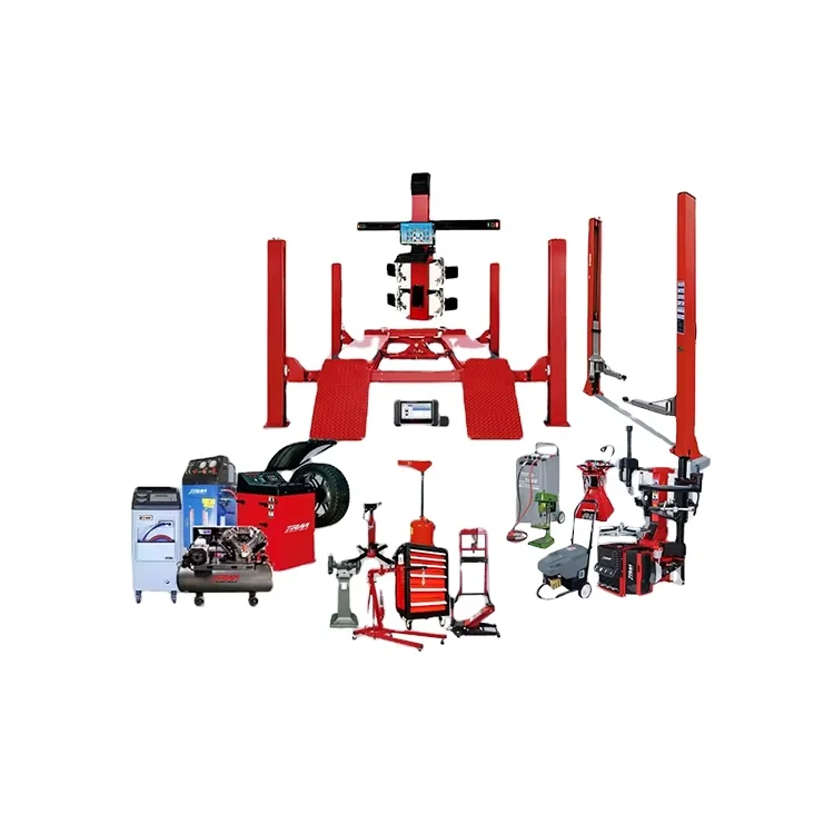 Установка для шин RM, комбинированное оборудование для гаража, установка для установки колес в одну станцию