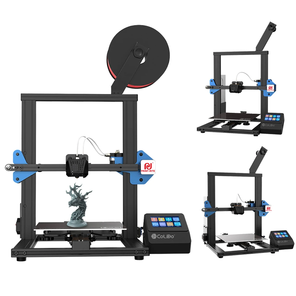 Печатный принтер CoLiDo DIY 3,0 3D размер печати 250*250*200 мм машина