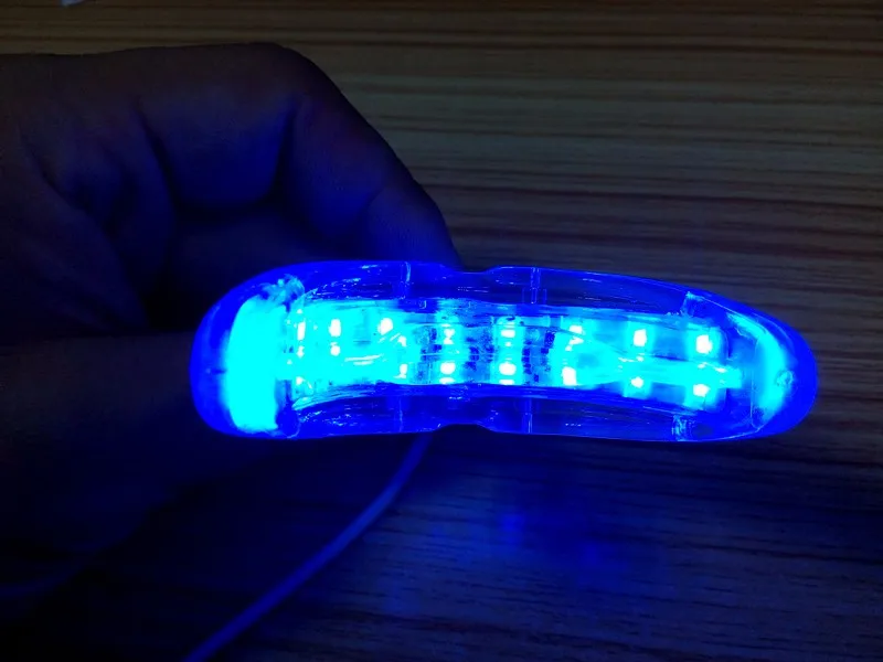 16pcs Leds portable teeth tooth whitening devices with 3 connection lines for iphone and android etc