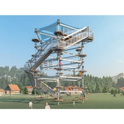 amusement park manufacturer Cowboy wholesales  Hexagonal crystal tower equipment for children