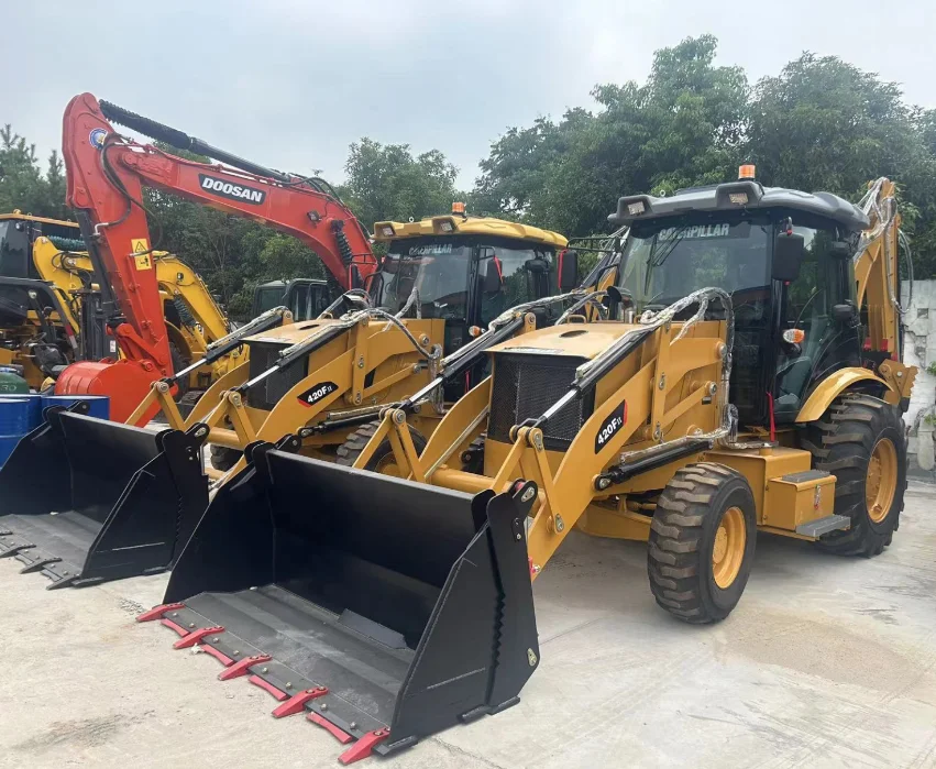 Совершенно новая техника CAT 420F для продажи гусеничная экскаватор-погрузчик в брендовый 416 кошки 420 428 432 Ретро