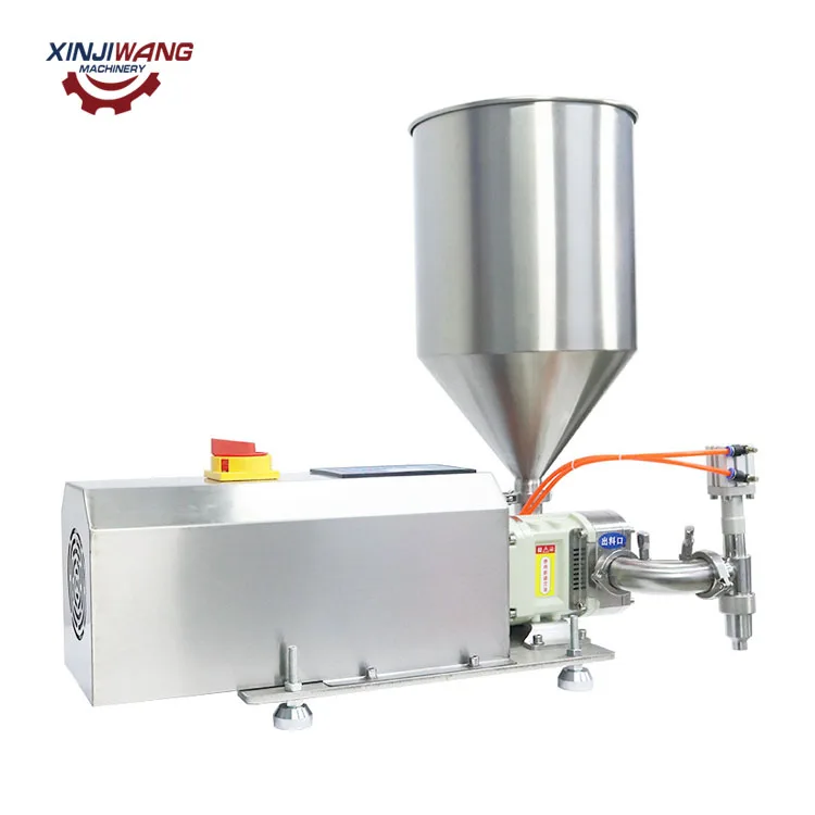 Good sale sauce honey paint ink cam rotor pump semi automatic quantitative liquid dispensing filling machine