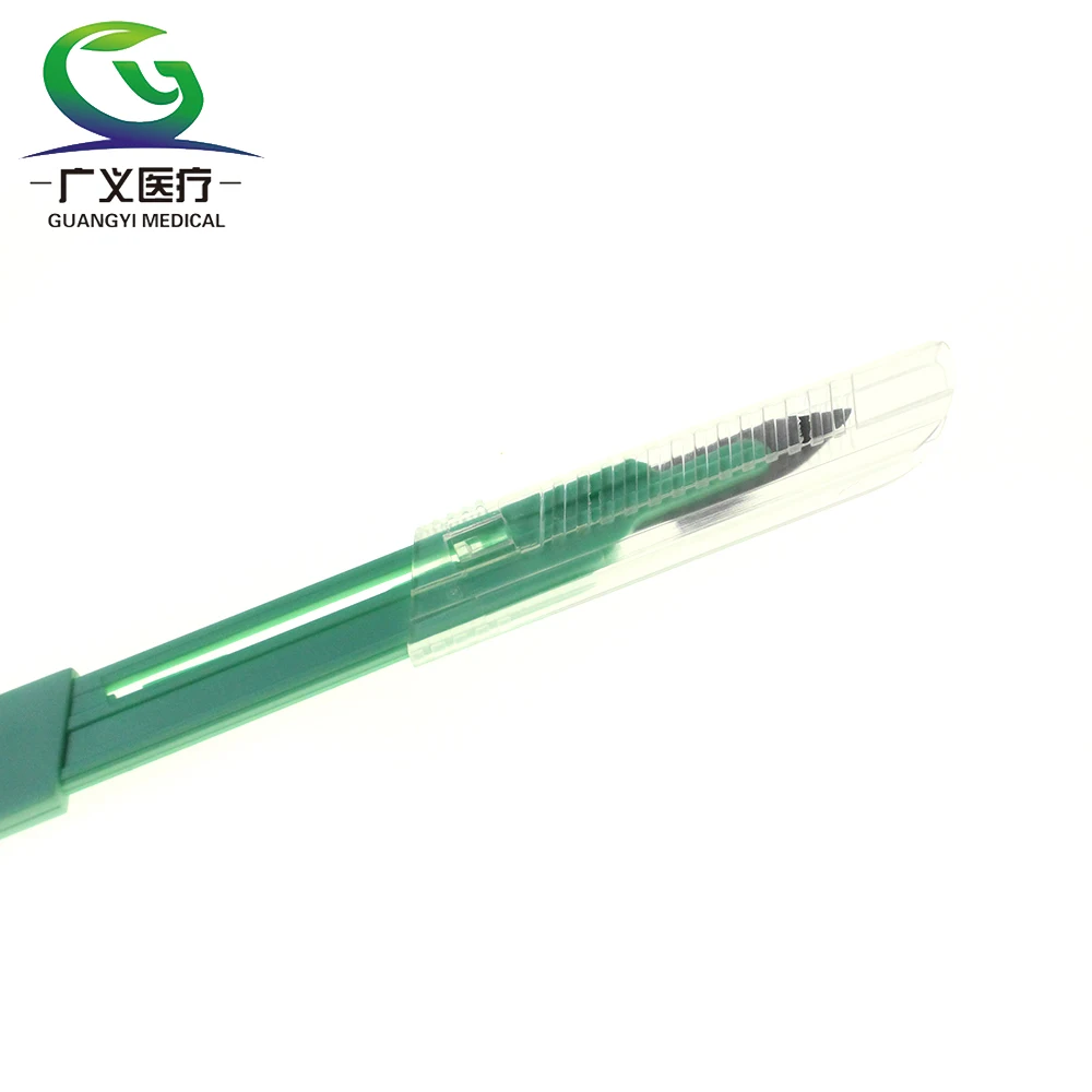 Excellent quality medical disposable retractable safety surgical scalpels is carbon steel surgical blades