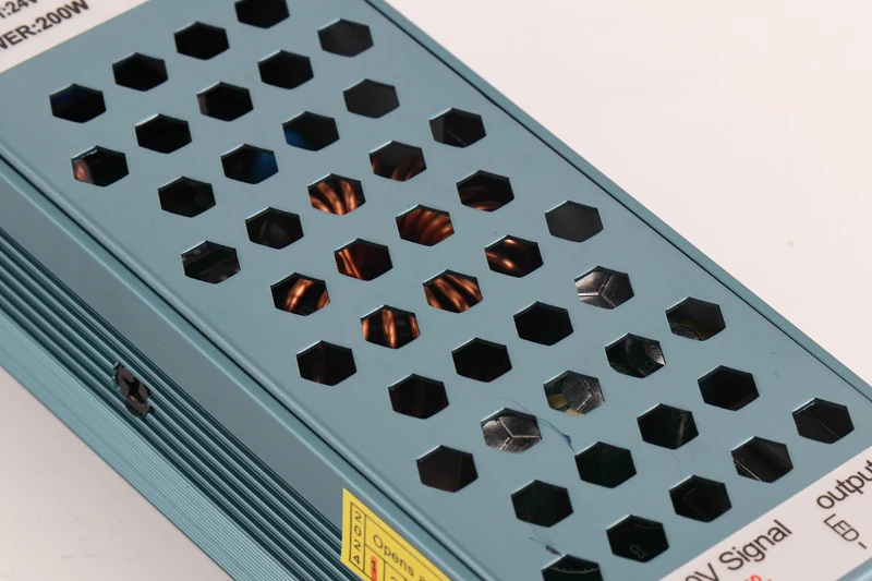 Светодиодный драйвер Smps 12v Ac Dc 100v до 265v Oem высококачественный производитель 16.6a 200w черный тонкий источник питания