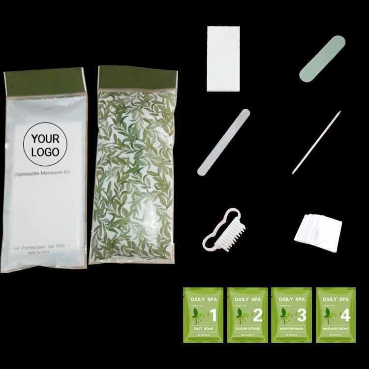 6 8 10 Pieces Professional Custom Package Manicure and Pedicure Kit Spa Salon Nail Tool Sets Disposable Mini Manicure Kit
