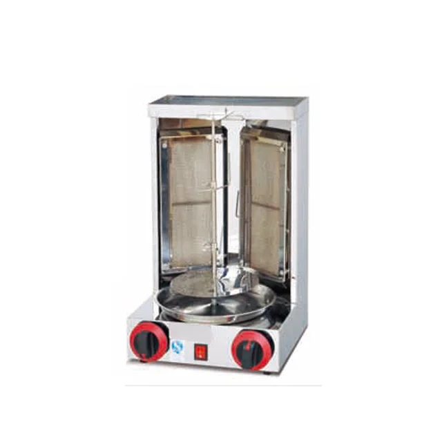 Commercial stainless steel Kebab Machine  Shawarma Roaster Silver Multifunction Electricity Kebab machine /Gas kebab Roaster