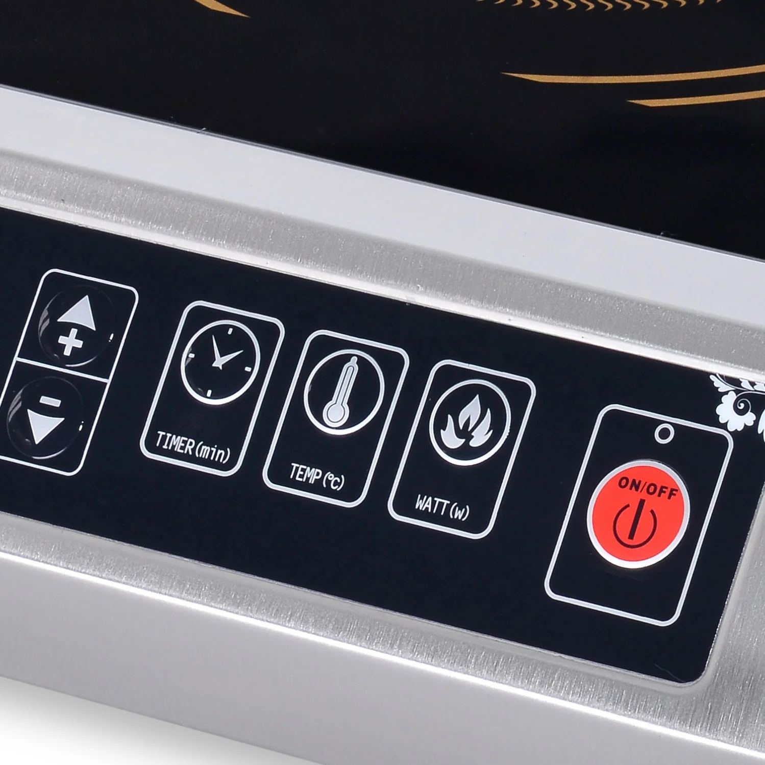 OEM Kitchen Appliance Tabletop Design Push Button Smart Induction Cooker 3.5KW Electric Induction Cooker