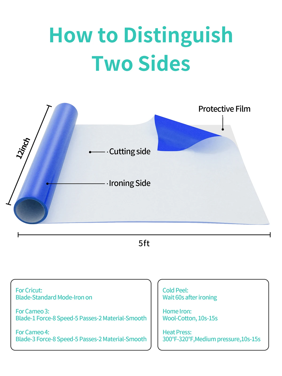 Blue matte surface easy to weed vinyl  roll heat transfer vinyl wholesale pu heat transfer viny