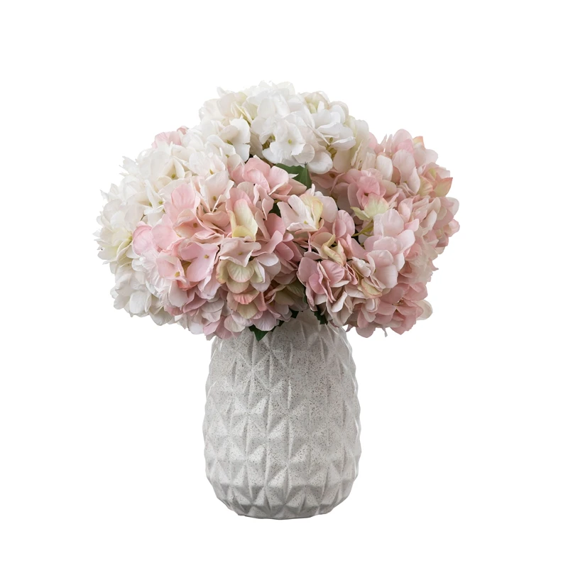 MW52665 Artificial Flower Hydrangea Hot Selling Wedding Decoration Silk Flowers