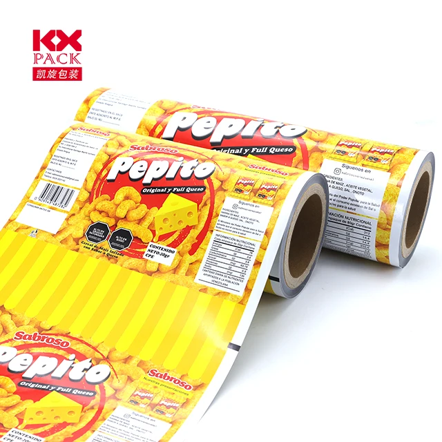 Gravure Printing Plastic Film Laminating Roll Stock for Taro Chips