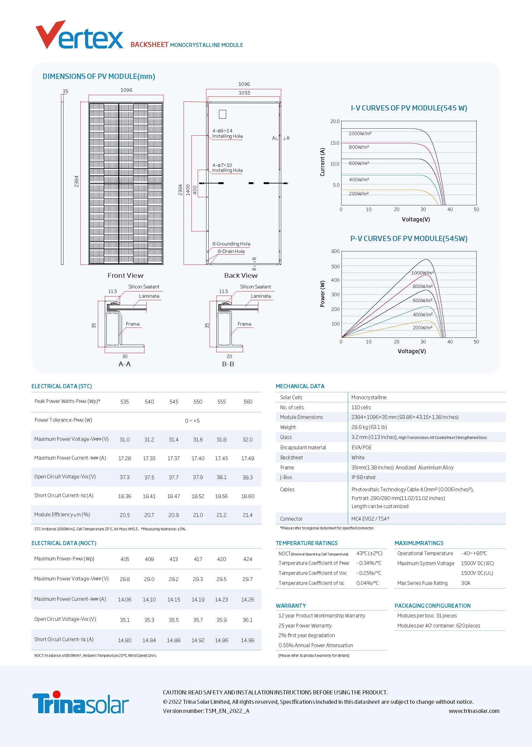 Where Buy Solar Panels Trina Vertex S Solar Panels 535w 540w 550w 560w Install My Own Solar Panels