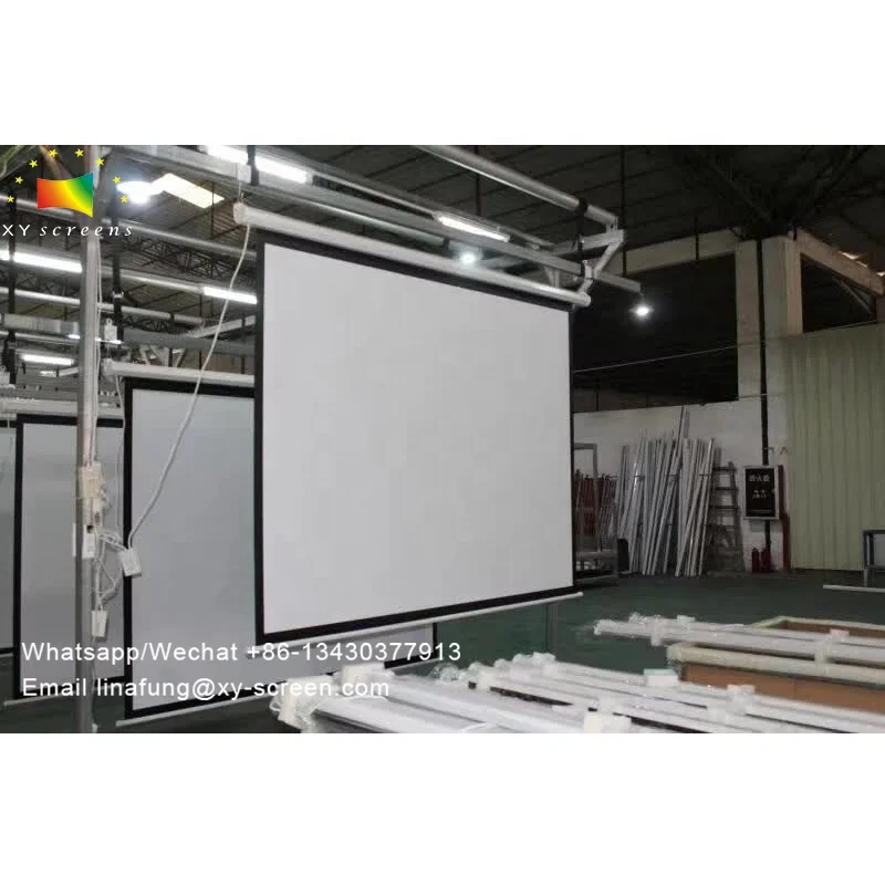 OEM Amazo Hot selling business Education Wholesale Home Cinema Entry Level Motorized/Manual/Tripod Projector Projection Screen