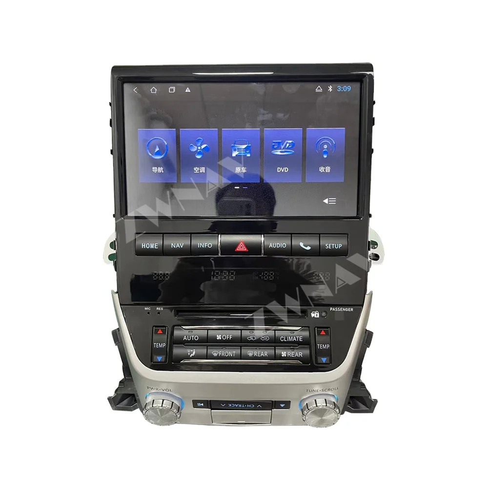 ZWNAV OEM Style For Toyota Land Cruiser LC200 2016-2020 Android 10.0 Car GPS Navigation Radio Stereo Multimedia Player All Bas