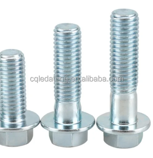 stainless steel M5 M6 M8 M10 zinced  internal thread hexagon screws  hex head GR5 flange bolts and screws